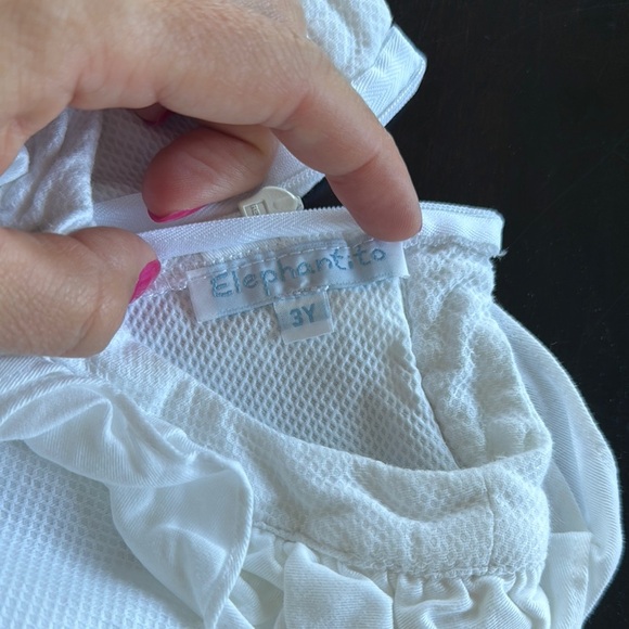 Elephantito Kids Formal Dress - White - Picture 2 of 4